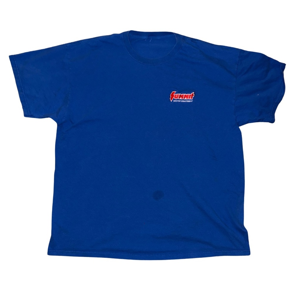 Blue “Summit Racing Equipment” Embroidered T-Shirt